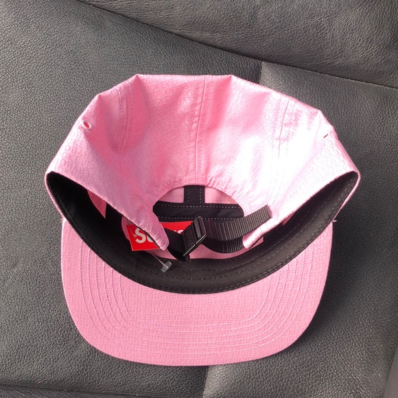 Supreme F*** Everybody Jacquard Camp Cap Pink - Picture 2 of 3